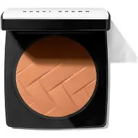 Bobbi Brown vitamine verrijkt geperst poeder | Hydraterende make-up fixerende poeder voor een gelijkmatige look | Vitamine B 0,28 ounce goudbruin