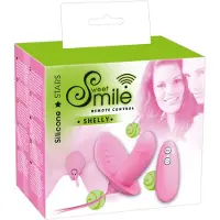 Sweet Smile SMILE Shelly - Vibrerend eitje met afstandsbediening - Roze