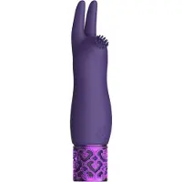 Royal Gems - Elegance Oplaadbare Rabbit Vibrator - Paars