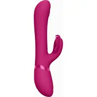VIVE Etsu Luxe Vibrator met verwisselbare clitoris sleeves - Roze