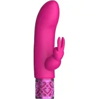 Royal Gems - Krachtige oplaadbare Rabbit vibrator - Roze