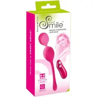 Sweet Smile SMILE - vibrerend eitje met afstandsbediening - 82g - roze