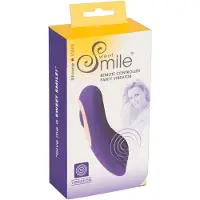 Sweet Smile SMILE slipje - draagbare accu‑gevoede, draadloze clitoristrillinger (paars)