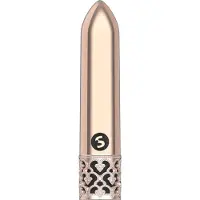 Royal Gems - Krachtige mini oplaadbare vibrator - Rose Goud