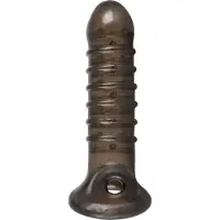 Rebel - penis sleeve - ribbels - grijs