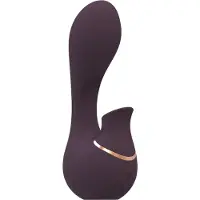 Irresistible Vibrator Met Zuig Functie Mythical - Paars