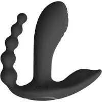 VIVE Kata - Dubbele Penetratie Vibrator - Zwart