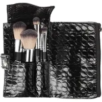 Bellápierre Cosmetics Make-up Penseel Travel Brush Set Foundation Powder Brush + Angled Blush Brush + Concealer Brush + Liner/Brow Brush + Eyeshadow Brush 1 Stk.