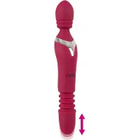 Javida Thrusting - 3-in-1 massagevibrator (rood)
