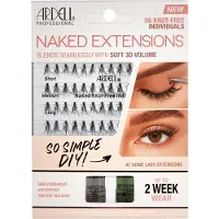 Ardell Naked Extensions Soft 3d Volume X 56 Knoopvrije Extensions #zwart 1 Stuk