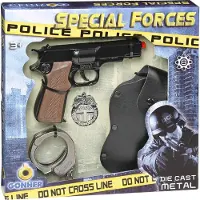 Cpa Toy Police Set Pistol 8 Shots + Wives Veelkleurig Kinderen