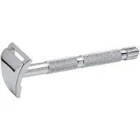 Dovo Merkur Solingen Beard and Moustache Razor Chrome