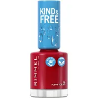 Rimmel London Kind & Free Nail Polish 156 Poppy Pop Red 8 ml