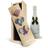 Moet Et Chandon Champagne in bedrukte kist - Moët & Chandon Ice Imperial (750ml)