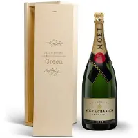 Moet Et Chandon Champagne in gegraveerde kist - Moët & Chandon (1500ml)