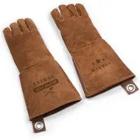Yoursurprise Leren BBQ handschoenen met naam