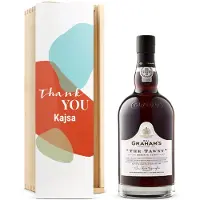 Graham's Port in bedrukte kist - Graham's The Tawny Reserve