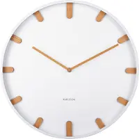 Karlsson - Wandklok Grace - Wit - Ø40 cm
