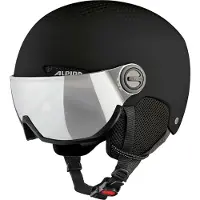Alpina Skihelm Arber Visor Black Matt-58 - 61 cm