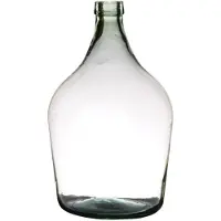 B-Living Flesvaas Gerecycled Glas 10L Ø25xH39cm Transparant transparant Glas B-Living