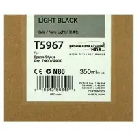 Epson T5967 inktcartridge licht zwart (origineel)