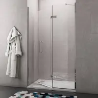 Lacus Nisdeur Elba 90x200 cm 8mm Helder Nanoglas (binnen en buiten klapdeur)