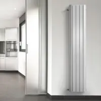 HD heating Handdoekradiator Alu Smooth Antraciet 210cm Hoog (In 7 Verschillende Maten)