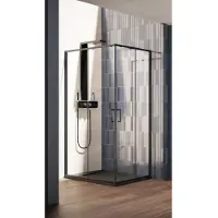 Lacus Nisdeur vulcano evo 75x200 cm schuifdeur mat zwart