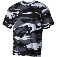 MFH US T-Shirt - Skyblue camouflage - 170 g/m² - MAAT S