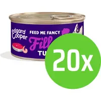 Edgard & Cooper Kattenvoer Fillets Tonijn - Garnaal 70 gram - 20 blikjes
