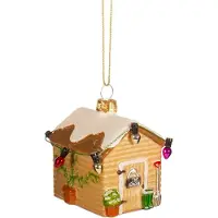 Sass & Belle Klein schuurtje kerstbal -