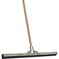 Betra Vloertrekker/douchetrekker voor water metaal/rubber 75 cm met houten steel 130 cm - Vloerwissers
