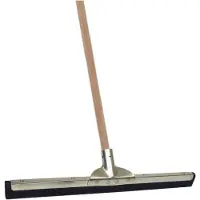 Betra Vloertrekker/douchetrekker voor water metaal/rubber 45 cm met houten steel 130 cm - Vloerwissers