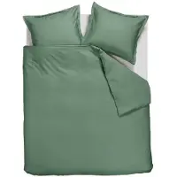 Ambiante Satin Uni dekbedovertrek - Tweepersoons - 200x200/220 cm - Groen