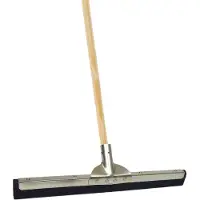 Betra Vloertrekker/douchetrekker voor water metaal/rubber 45 cm met houten steel 150 cm - Vloerwissers