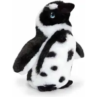 Keel Toys pluche Humboldt pinguin knuffeldier - wit/zwart - staand - 18 cm - Knuffeldier