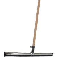 Betra Vloertrekker/douchetrekker voor water metaal/rubber 55 cm met houten steel 130 cm - Vloerwissers