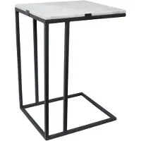 Loft42 Marble Laptoptafel - Metaal - Marmer - 55x35x40
