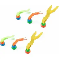 Benson Set van 6x stuks gekleurd zeewier zwembad speelgoed - Duikspeelgoed