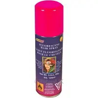 Rubies Haarverf/haarspray - neon roze - spuitbus - 125 ml - Carnaval - Verkleedhaarkleuring