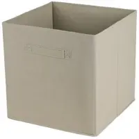 Urban Living DOCHTMANN Opbergbox voor Kallax, textiel, beige, 31x31x31 cm