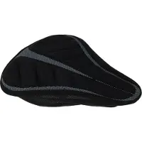 Xqmax Zadelhoes gel - universeel - comfort - zwart - zadeldek - Fietszadelhoezen