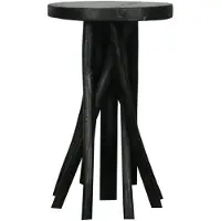 Dijk Natural Collections DKNC - Tafel Massah - Teakhout - 28x28x48cm - Zwart