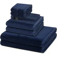 Vossen Sonstiges 2 X washandjes 2 X gasten- 2 X douche- 2 X handdoek - in set 8 pack Vegan Life