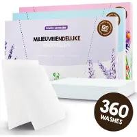 Mr. Green Mind Proefpakket Wasstrips ECO 360 Wasbeurten in 3 Geuren Milieuvriendelijke Wasmiddeldoekjes Wasvellen Wasmiddel Voordeelverpakking incl. wasverzachter wasdoekje