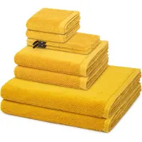 Vossen Sonstiges 2 X washandjes 2 X gasten- 2 X douche- 2 X handdoek - in set 8 pack Vegan Life