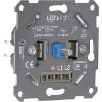 Proventa Universele LED Dimmer 2-250W – Geschikt voor alle dimbare lampen – Fase afsnijding - Dimmers