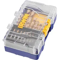 Irwin HSS Pro Titanium Serie - Metalen Boorbits Set - 15 Stuks - TiN Coating