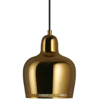 Artek A330S Golden Bell Hanglamp Brass, Polished