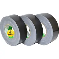 Nichiban Gaffa Tape 50mm x 50m Zwart - 3 Rollen